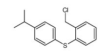 1-(chloromethyl)-2-(4-propan-2-ylphenyl)sulfanylbenzene Structure