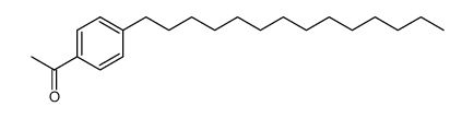 p-tetradecylacetophenone Structure