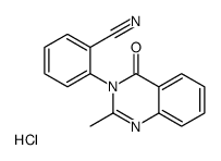 2-(2-methyl-4-oxoquinazolin-3-yl)benzonitrile,hydrochloride结构式