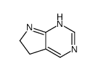 5H-Pyrrolo[2,3-d]pyrimidine, 6,7-dihydro- (8CI,9CI)结构式