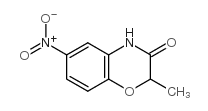 2-METHYL-6-NITRO-2H-BENZO[B][1,4]OXAZIN-3(4H)-ONE Structure