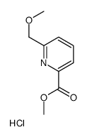 methyl 6-(methoxymethyl)pyridine-2-carboxylate,hydrochloride结构式