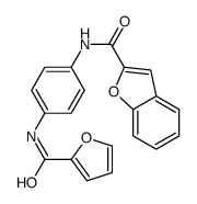 N-[4-(furan-2-carbonylamino)phenyl]-1-benzofuran-2-carboxamide Structure