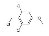 1,3-dichloro-2-(chloromethyl)-5-methoxybenzene Structure