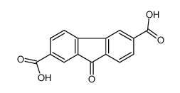 9-oxofluorene-2,6-dicarboxylic acid Structure