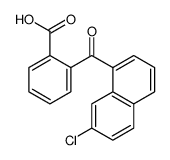 2-(7-chloronaphthalene-1-carbonyl)benzoic acid Structure