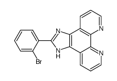 2-(2-bromophenyl)imidazole[4,5f][1,10]phenanthroline结构式