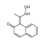 1-[1-(hydroxyamino)ethylidene]naphthalen-2-one Structure