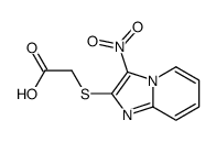 2-(3-nitroimidazo[1,2-a]pyridin-2-yl)sulfanylacetic acid Structure