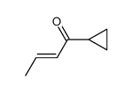 1-cyclopropyl-2-Buten-1-one Structure