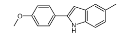 2-(4-methoxyphenyl)-5-methyl-1H-indole Structure