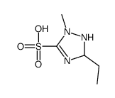 5-ethyl-2-methyl-1,5-dihydro-1,2,4-triazole-3-sulfonic acid Structure