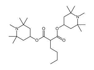 bis(1,2,2,6,6-pentamethylpiperidin-4-yl) 2-butylpropanedioate结构式