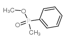 methyl methylphenylphosphinate Structure