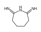 3,4,5,6-Tetrahydro-2-imino-2H-azepin-7-amine Structure