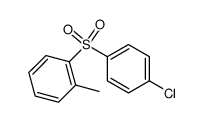 (4-chlorophenyl)-(o-tolyl) sulfone结构式