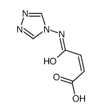 4-oxo-4-(1,2,4-triazol-4-ylamino)but-2-enoic acid Structure