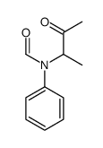 N-(3-oxobutan-2-yl)-N-phenylformamide结构式