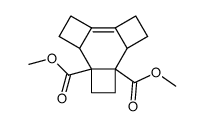 dimethyl tetracyclo[8.2.0.02,5.06,9]dodec-5(6)-ene-1,10-dicarboxylate结构式