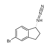 1-azido-5-bromo-2,3-dihydro-1H-indene结构式