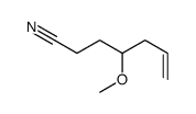 4-methoxyhept-6-enenitrile Structure