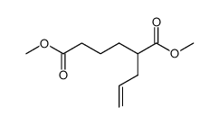 methyl 5-methoxycarbonyl-oct-7-enoate结构式