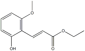 ethyl 3-(2-hydroxy-6-methoxyphenyl)acrylate结构式