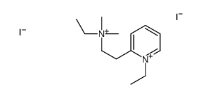 ethyl-[2-(1-ethylpyridin-1-ium-2-yl)ethyl]-dimethylazanium,diiodide Structure