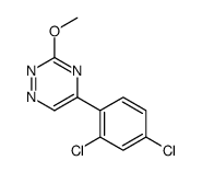 5-(2,4-dichlorophenyl)-3-methoxy-1,2,4-triazine结构式