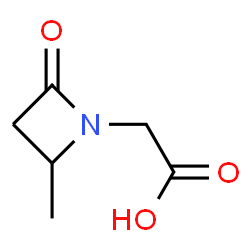 1-Azetidineaceticacid,2-methyl-4-oxo-(9CI)结构式