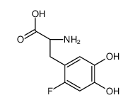 CAINDEXNAME:L-TYROSINE,2-FLUORO-5-HYDROXY-结构式