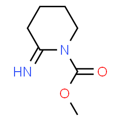 1-Piperidinecarboxylicacid,2-imino-,methylester(9CI) structure