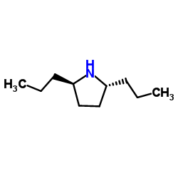 Pyrrolidine, 2,5-dipropyl-, (2R,5R)- (9CI)结构式