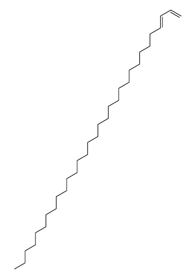 hentriaconta-1,3-diene Structure