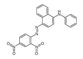 4-[(2,4-dinitrophenyl)azo]-N-phenylnaphthalen-1-amine结构式