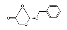 benzyl 2,3-anhydro-β-L-erythropentopyranosid-4-ulose结构式