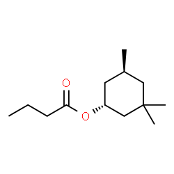 Butanoic acid, (1R,5S)-3,3,5-trimethylcyclohexyl ester, rel- (9CI)结构式