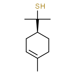 (S)-alpha,alpha,4-trimethylcyclohex-3-ene-1-methanethiol Structure