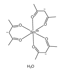 SAMARIUM(III) ACETYLACETONATE HYDRATE structure