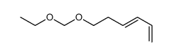 6-(ethoxymethoxy)hexa-1,3-diene结构式