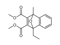 Dimethyl 1,4-Dihydro-1-ethyl-4-methyl-1,4-epoxynaphthalene-2,3-dicarboxylate Structure