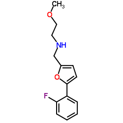 N-{[5-(2-Fluorophenyl)-2-furyl]methyl}-2-methoxyethanamine结构式