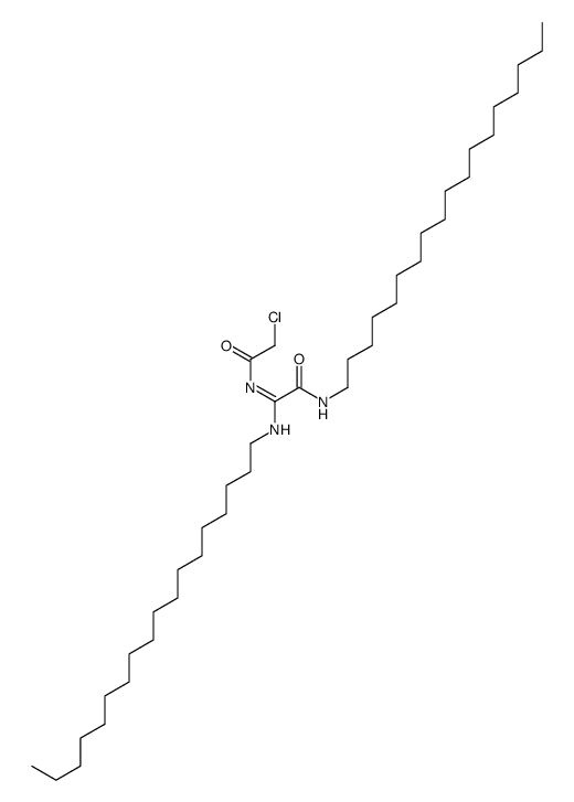 2-[(2-chloroacetyl)amino]-N-octadecyl-2-octadecyliminoacetamide结构式