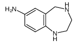 2,3,4,5-Tetrahydro-1H-benzo[e][1,4]diazepin-7-ylamine structure