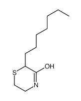2-heptylthiomorpholin-3-one Structure