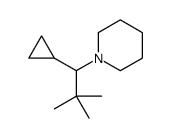 1-(1-cyclopropyl-2,2-dimethylpropyl)piperidine Structure