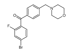 4-BROMO-2-FLUORO-4'-MORPHOLINOMETHYL BENZOPHENONE图片