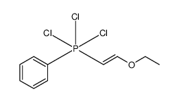 Phosphorane, trichloro(2-ethoxyethenyl)phenyl Structure