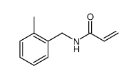 2-PROPENAMIDE, N-[(2-METHYLPHENYL)METHYL]-结构式