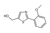 [2-(2-Methoxy-phenyl)-thiazol-5-yl]-methanol结构式